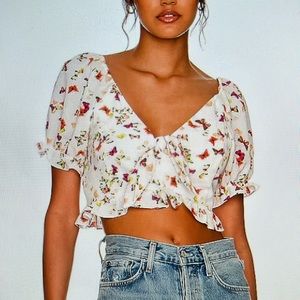 Revolve BCBGeneration Knot Front Top